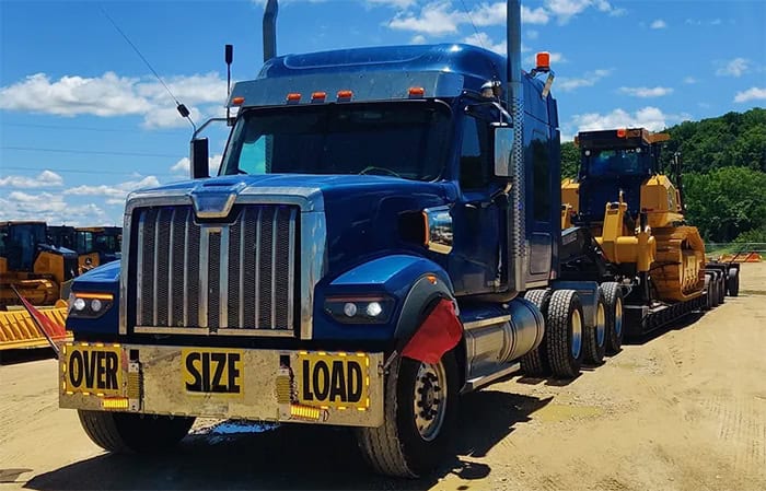 Bulldozer Transport bulldozer shipping