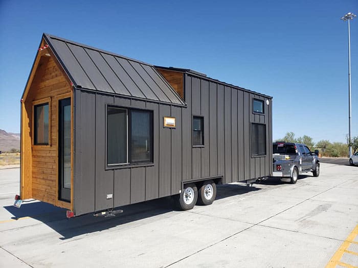 RV Transport tiny home trailer