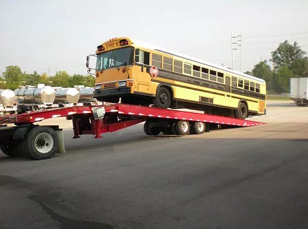 Bus Hauling & Transport transporting buses school