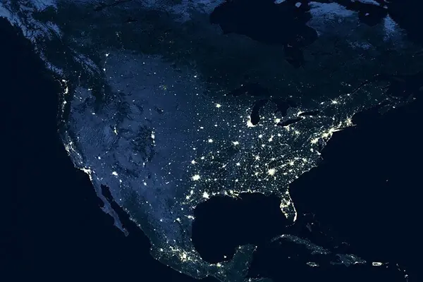 Open Auto Transport Services USA map at night.jpg